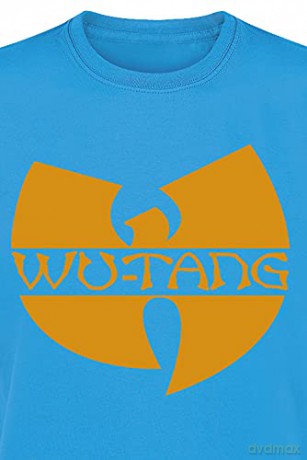 Wu-Tang Clan: Unisex T-Shirt: Logo (Blue) (Small)