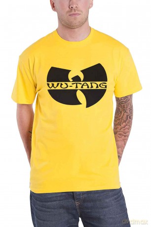 Wu-Tang Clan: Unisex T-Shirt: Logo (Yellow) (Medium)