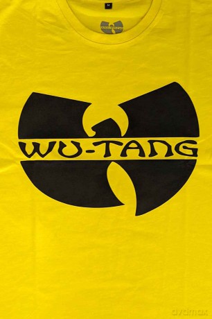 Wu-Tang Clan: Unisex T-Shirt: Logo (Yellow) (Small)