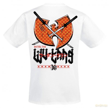 Wu-Tang Clan: Unisex T-Shirt: Swords (White) (Back Print) (XX-Large)
