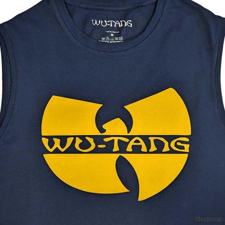 Wu-Tang Clan: Unisex Tank T-Shirt: Logo (Navy Blue) (Small)