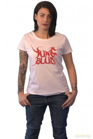 Yungblud: Ladies T-Shirt: DEADHAPPY (White) (Back Print) (X-Large)