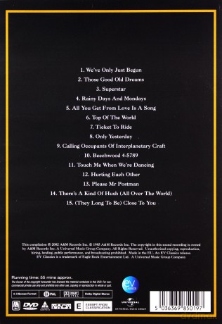 Carpenters: Gold Greatest Hits [DVD]
