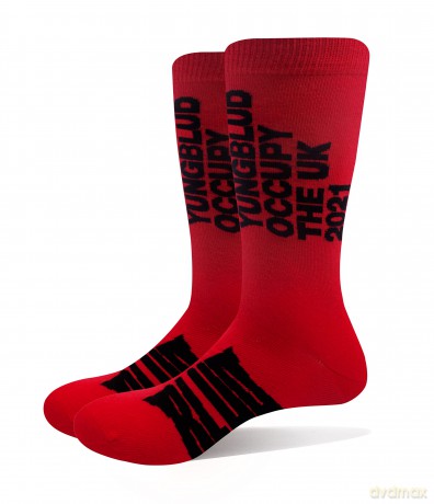 Yungblud: Unisex Ankle Socks: Occupy the UK (Red) (UK Size 7 - 11)
