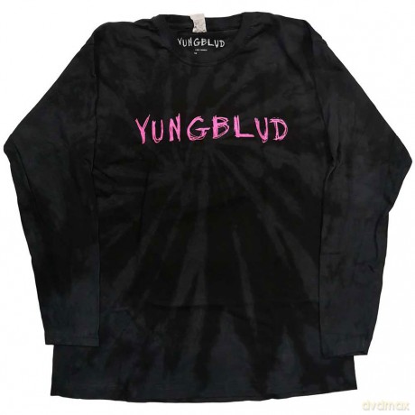 Yungblud: Unisex Long Sleeve T-Shirt: Scratch Logo (Black) (Wash Collection) (Large)