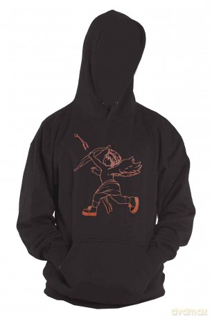Yungblud: Unisex Pullover Hoodie: Cupid (Black) (Large)
