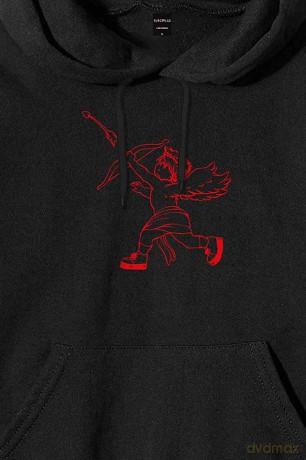 Yungblud: Unisex Pullover Hoodie: Cupid (Black) (Large)