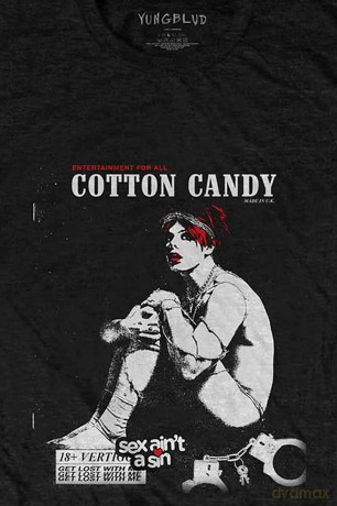 Yungblud: Unisex T-Shirt: Cotton Candy (Black) (Medium)