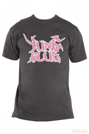 Yungblud: Unisex T-Shirt: DEADHAPPY Pink (Charcoal Grey) (Back Print) (Small)