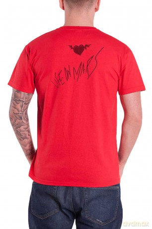 Yungblud: Unisex T-Shirt: Life on Mars (Red) (Back Print) (Medium)
