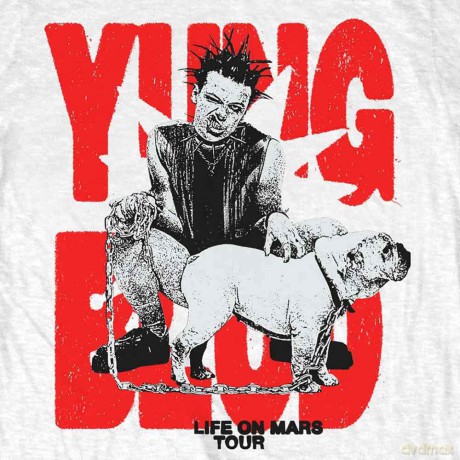 Yungblud: Unisex T-Shirt: Life on Mars Tour (White) (Small)
