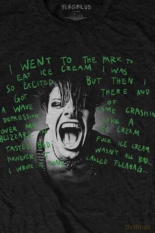 Yungblud: Unisex T-Shirt: Lyric Photo (Black) (X-Large)