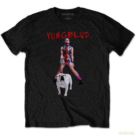 Yungblud: Unisex T-Shirt: Strawberry Lipstick (Black) (Large)