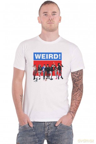 Yungblud: Unisex T-Shirt: Weird (White) (Large)