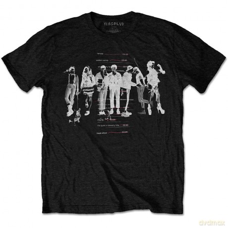 Yungblud: Unisex T-Shirt: Weird Track list (Black) (Medium)