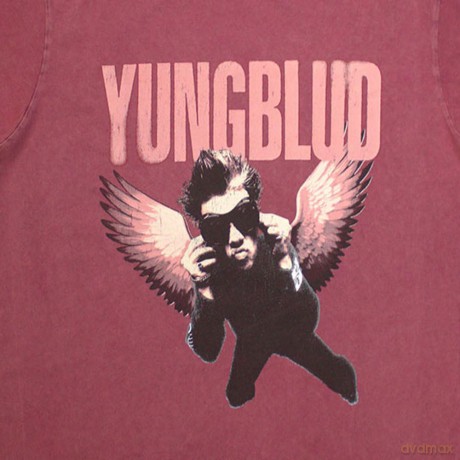 Yungblud: Unisex T-Shirt: Wings (Red Wash) (Wash Collection) (Small)