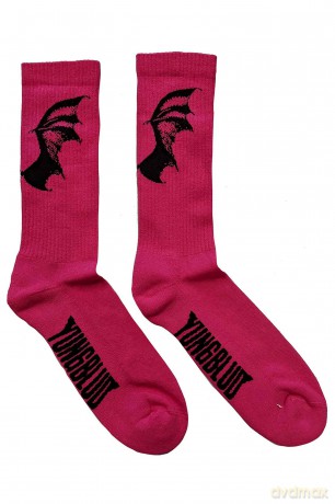 Yungblud: Unisex Terry Socks: Life on Mars Tour (Pink) (UK Size 7 - 11)