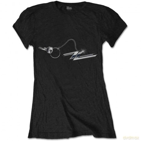 ZZ Top: Ladies Tee: Hot Rod Keychain (X-Large)