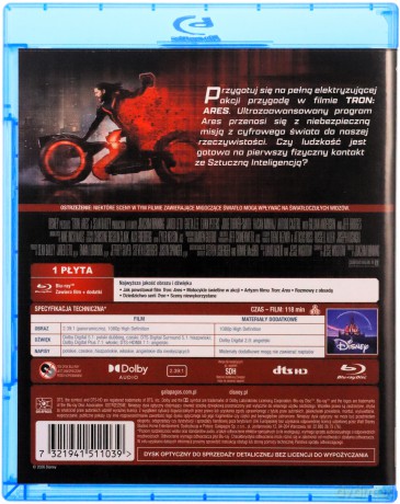 Tron: Ares [Blu-Ray]