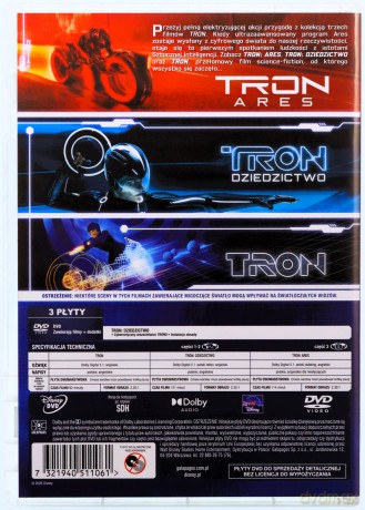 Tron 1-3 Pakiet [3DVD]