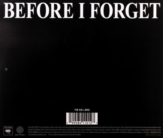The Kid Laroi: Before I Forget [CD]