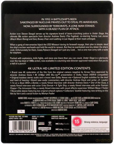Under Siege (Limited) (Liberator) [Blu-Ray 4K]