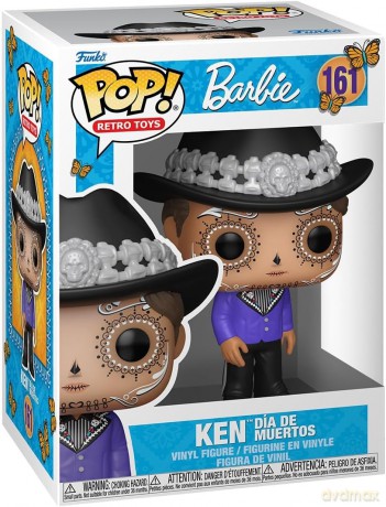 Barbie POP! Retro Toys Vinyl Figure Ken Dia de los Muertos 9 cm