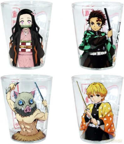 Demon Slayer Zestaw 4 kieliszków do shotów Group 59 ml