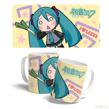 Hatsune Miku Kubek Miku Chibi Leek Girl 325 ml