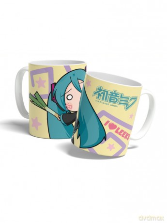 Hatsune Miku Kubek Miku Chibi Leek Girl 325 ml