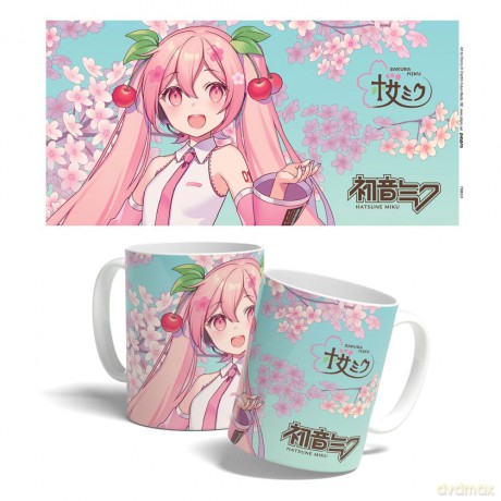 Hatsune Miku Kubek Sakura Miku Cherry Blossom 325 ml