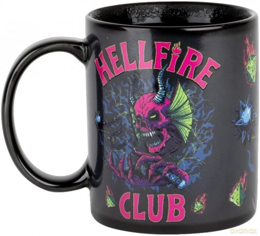 Stranger Things Kubek zmieniający kolor Hellfire Club 320 ml