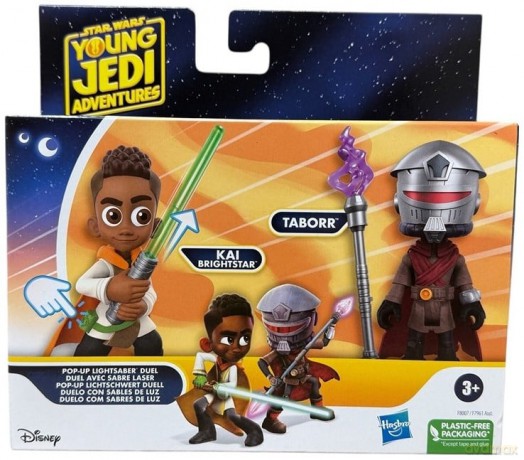 Star Wars The young Jedi Pop-up Pojedynek mieczem świetlnym Kai Brightstar + Taborr 18x19cm 