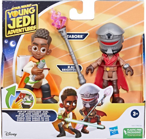 Star Wars The young Jedi Pop-up Pojedynek mieczem świetlnym Kai Brightstar + Taborr 18x19cm 