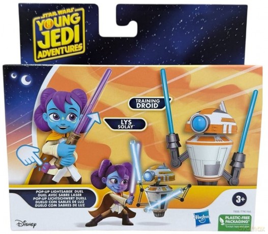 Star Wars The young Jedi Pop-up Pojedynek mieczem świetlnym Solay + Training Droid 18x19cm 