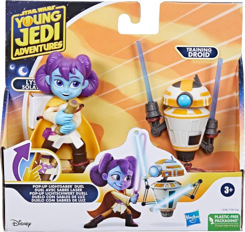 Star Wars The young Jedi Pop-up Pojedynek mieczem świetlnym Solay + Training Droid 18x19cm 
