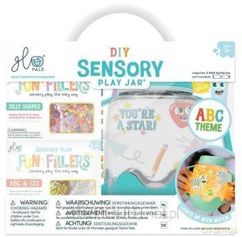 ABC Zestaw sensoryczny DIY świecący słoik