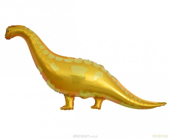 Balon foliowy Dinozaur brachiozaur żółty 99x56cm