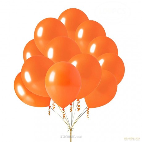 Balon łososiowy metalizowany 30cm 5szt