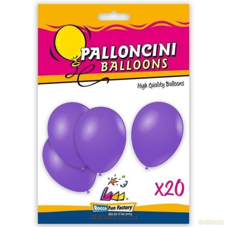 Balony lateksowe fioletowe 26cm 20szt
