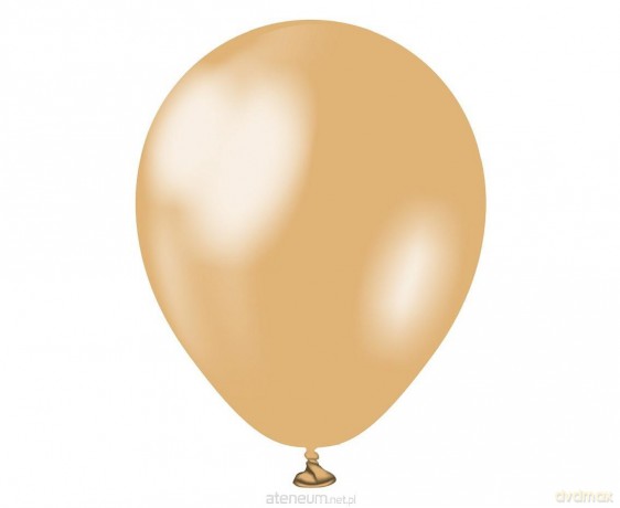 Balony Metallic Gold 50 szt