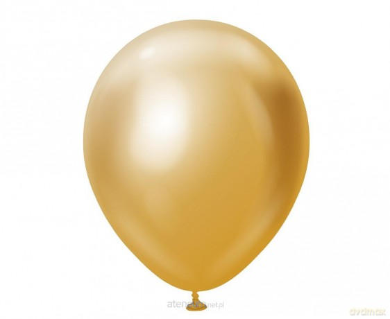 Balony Mirror Gold 50szt