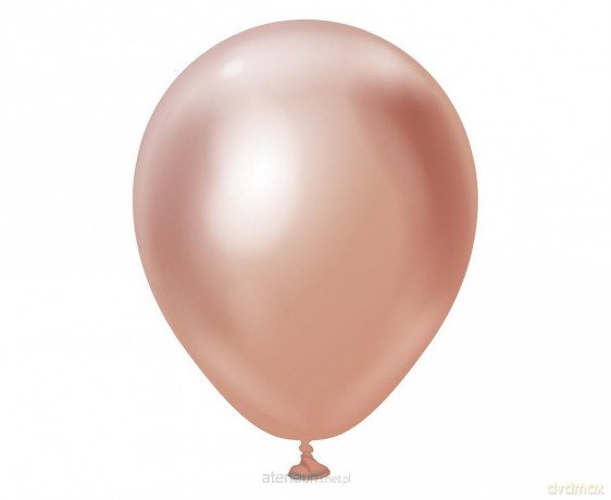 Balony Mirror Rose Gold 100 szt