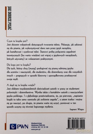 Jak Dobrze Pisać Od Mysli Do Tekstu - Jolanta Maćkiewicz [KSIĄŻKA]