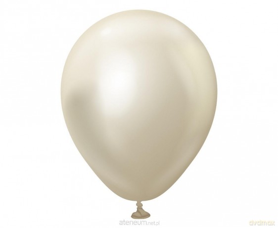 Balony Mirror White Gold 100 szt.