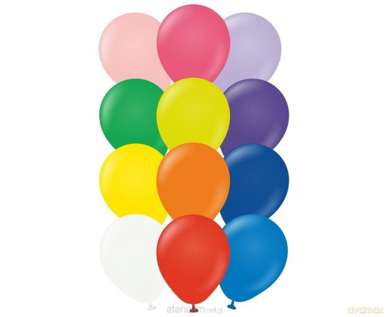 Balony MIX kolorów 100szt