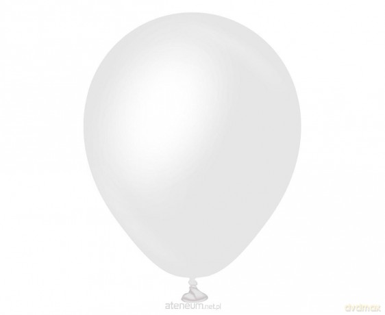 Balony Opaque Satin Snow White 50szt
