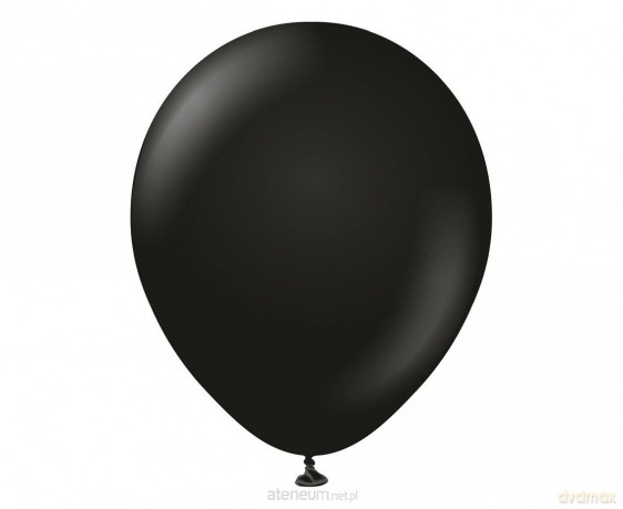 Balony Standard Black 100szt