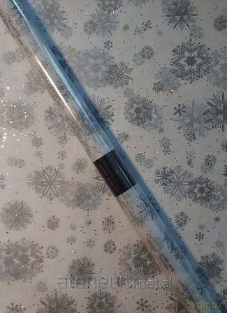 Bibuła satynowana snowflakes 50x76cm 10ark
