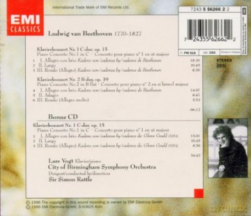 Vogt/Rattle/Cbso: Piano Concertos Nos.1&2 [2CD]